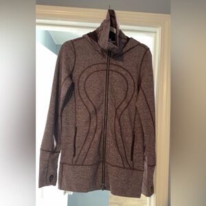 Lululemon Athletica Maroon Heathered Jacket